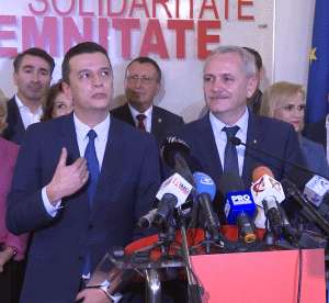 Sorin Grindeanu şi Liviu Dragnea (Sursa foto: captură Youtube) Sorin Grindeanu şi Liviu Dragnea (Sursa foto: captură Youtube)