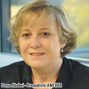 Dana Ababei a preluat mandatul de preşedinte al ANEVAR, pentru o perioadă de doi ani, înlocuindu-l pe Daniel Manaţe, preşedintele Asociaţiei în perioada 2016-2017. Dana Ababei este membru ANEVAR din anul 1997 şi a mai ocupat funcţia de preşedinte al Comisiei Juridice a Asociaţiei în perioada 2014-2015. Cu o experienţă de peste 20 de ani în evaluarea de întreprinderi, instrumente financiare, active necorporale, proprietăţi imobiliare şi bunuri mobile, este specializată ca "Verificator de rapoarte de evaluare". Dana Ababei a preluat mandatul de preşedinte al ANEVAR, pentru o perioadă de doi ani, înlocuindu-l pe Daniel Manaţe, preşedintele Asociaţiei în perioada 2016-2017. Dana Ababei este membru ANEVAR din anul 1997 şi a mai ocupat funcţia de preşedinte al Comisiei Juridice a Asociaţiei în perioada 2014-2015. Cu o experienţă de peste 20 de ani în evaluarea de întreprinderi, instrumente financiare, active necorporale, proprietăţi imobiliare şi bunuri mobile, este specializată ca "Verificator de rapoarte de evaluare".
