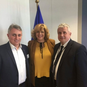 Lucian Bode, Daniel Buda, Corina Creţu (Sursă foto: Facebook) Lucian Bode, Daniel Buda, Corina Creţu (Sursă foto: Facebook)
