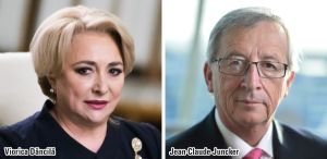 Dăncilă, trasă de mânecă de Juncker Dăncilă, trasă de mânecă de Juncker