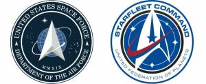 Emblema Space Force a Pentagonului seamãnã cu insigna din serialul "Star Trek" Emblema Space Force a Pentagonului seamãnã cu insigna din serialul "Star Trek"