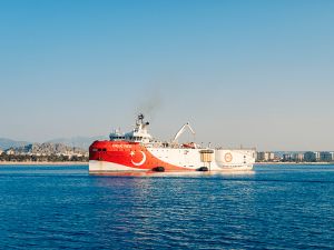 Nava de explorare Oruc Reis a revenit în portul Antalya Nava de explorare Oruc Reis a revenit în portul Antalya