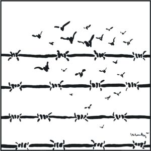 Ilustraţie preluată din Bucharest Hebdo. Desen de MAKE
Ilustraţie preluată din Bucharest Hebdo. Desen de MAKE